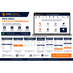 Pack Excel Calculs Commerciaux OutilsCommerce marge TVA prix remises